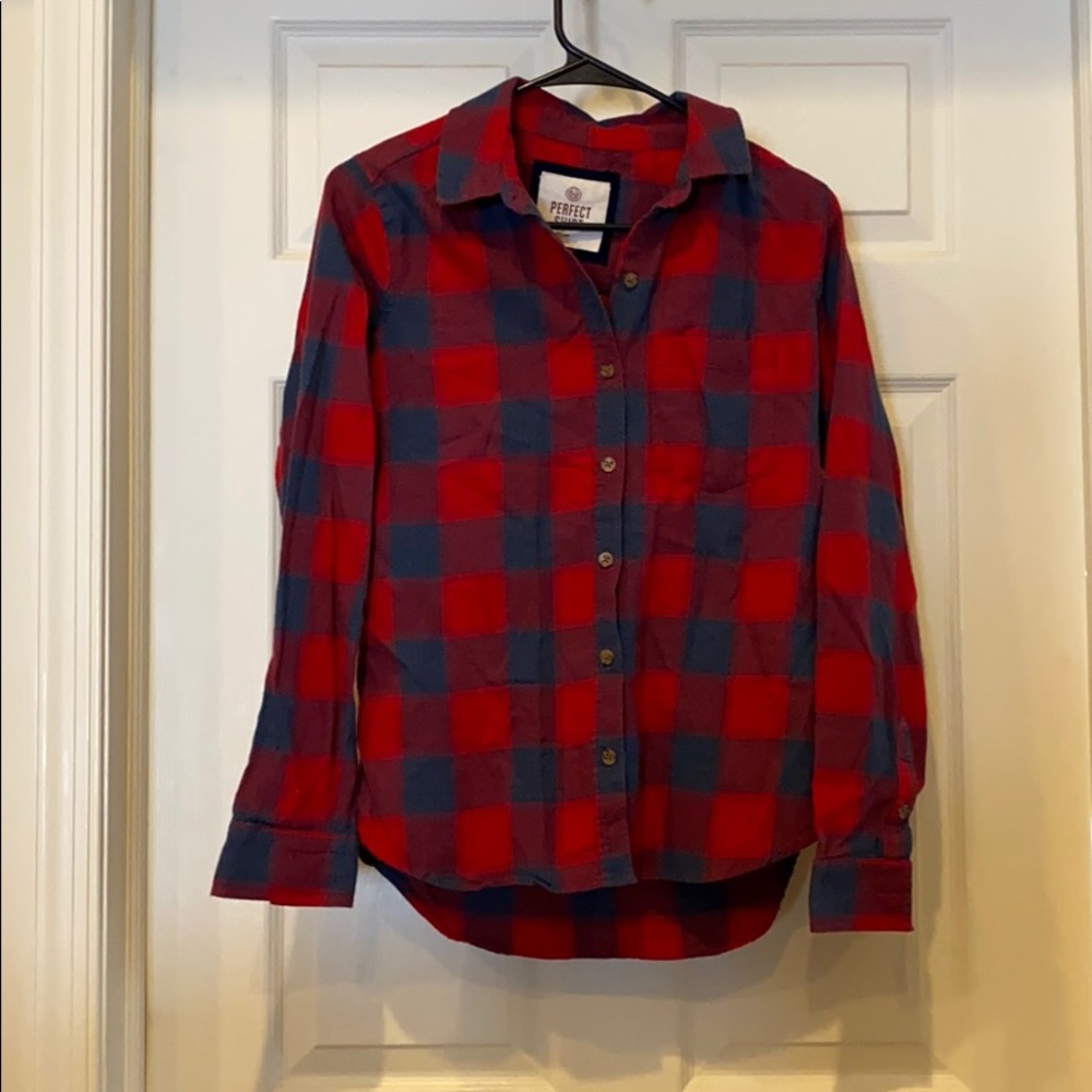 Checkered Flannel long sleeve shirt